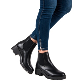 Seastar Bottes Jodhpur confortables le noir 4
