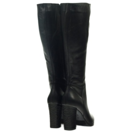 Bottines Espinto 185 noires sur le montant le noir 5