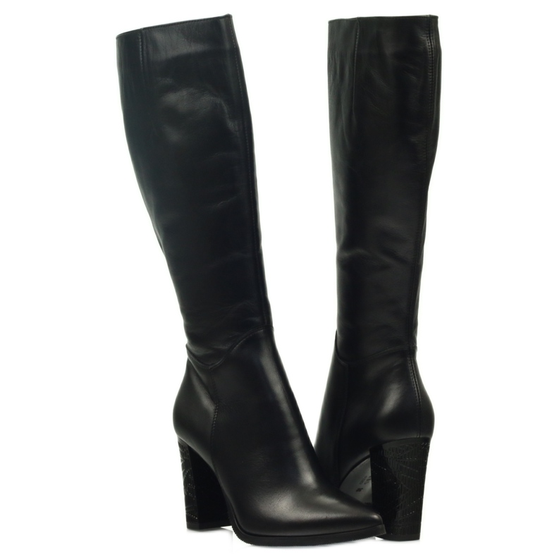 Bottines Espinto 185 noires sur le montant le noir 3