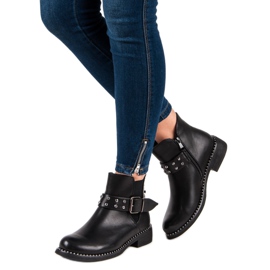 Erynn Bottes décontractées pour femmes le noir 5