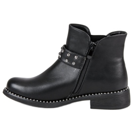 Erynn Bottes décontractées pour femmes le noir 1