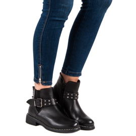 Erynn Bottes décontractées pour femmes le noir 4
