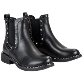 Erynn Bottes Rock Boot Jodhpur le noir 3