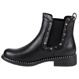 Erynn Bottes Rock Boot Jodhpur le noir 1