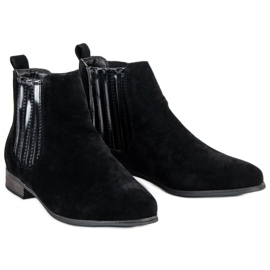Bottines Jodhpur en daim noir le noir 3