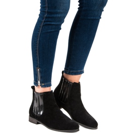Bottines Jodhpur en daim noir le noir 5