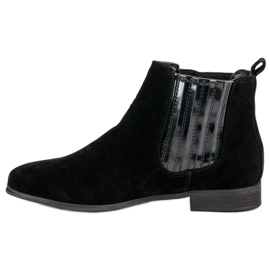 Bottines Jodhpur en daim noir 1