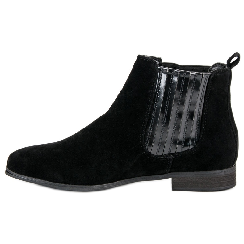 Bottines Jodhpur en daim noir le noir 1