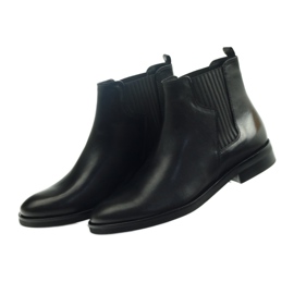 Bottines Edeo noires, slip-on 3244 4