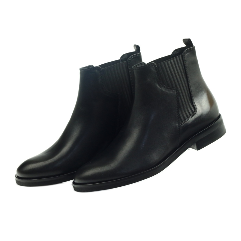 Bottines Edeo noires, slip-on 3244 le noir 4