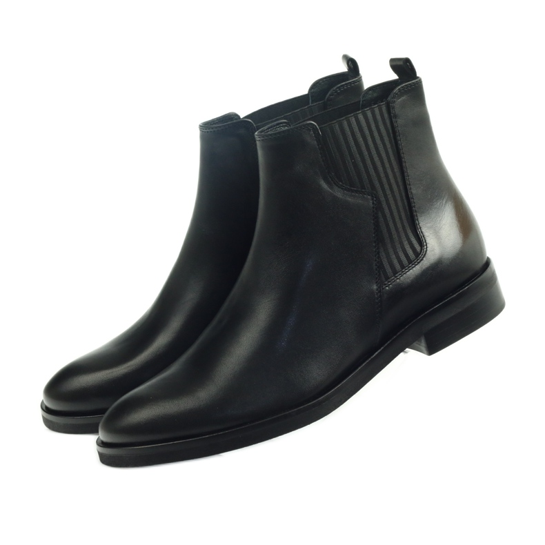 Bottines Edeo noires, slip-on 3244 3