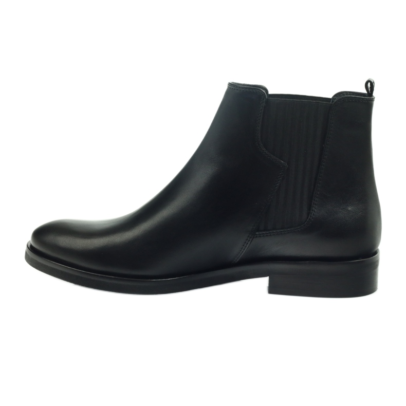 Bottines Edeo noires, slip-on 3244 2