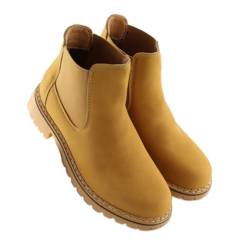Chelsea boots camel 1367 Camel jaune 2
