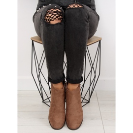 Bottines femme beiges L3526 Kaki 2 Bottines femme beiges L3526 Kaki 2