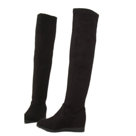Bottines compensées noires 168-108 noir le noir 3