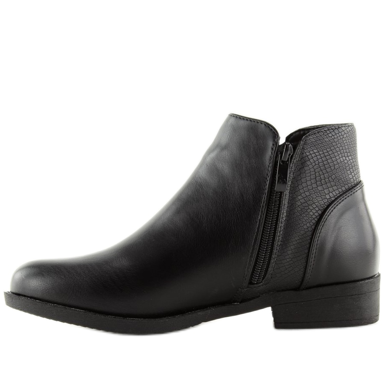 Bottines Chelsea noires pour femmes Q-33 Noir 1