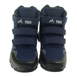 Mttrek Bottes velcro MT TREK 012 bleu marine noir 3