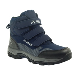 Mttrek Bottes velcro MT TREK 012 bleu marine noir 1
