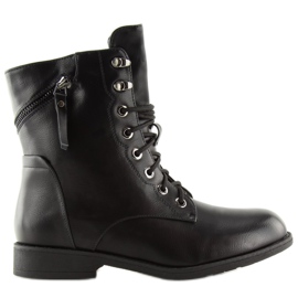 Bottines à lacets noir worky 168-177 noir le noir 5