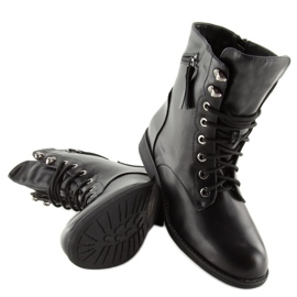 Bottines à lacets noir worky 168-177 noir 1