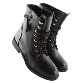 Bottines à lacets noir worky 168-177 noir le noir 2
