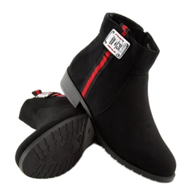 Bottines Chelsea en Daim Noir 100-913B0-2 Noir le noir 6