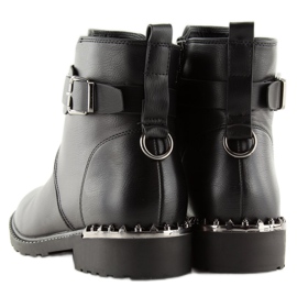 Bottes pour femmes noires G-168-1 Noir le noir 2