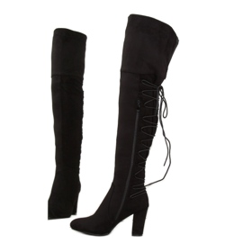Bottines noires à talons B34H-HB le noir 2