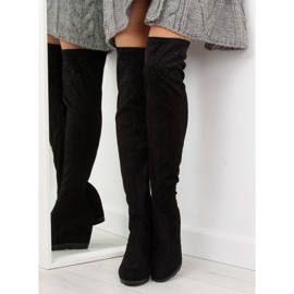 Bottines compensées noires K-59 noires le noir 4