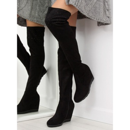 Bottines compensées noires K-59 noires le noir 2