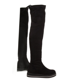 Bottes noires pour femmes 512-PG noir le noir 1