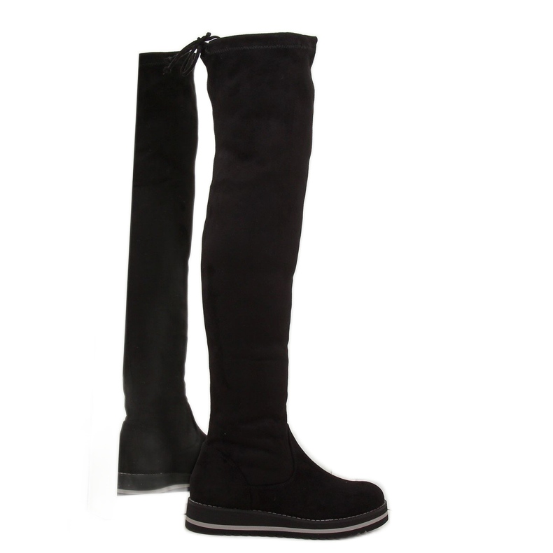Bottes noires pour femmes 512-PG noir 1