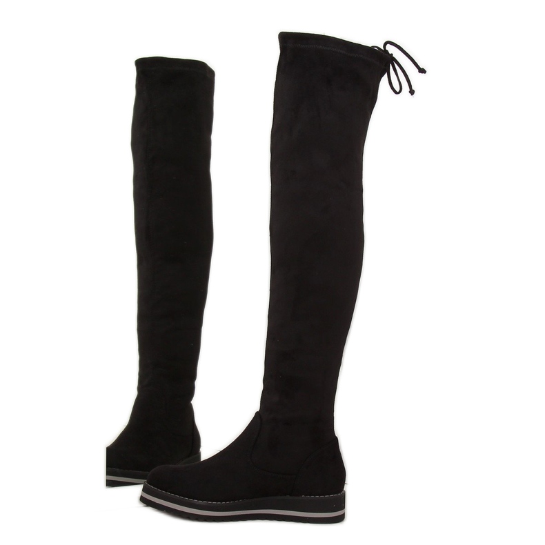 Bottes noires pour femmes 512-PG noir 2