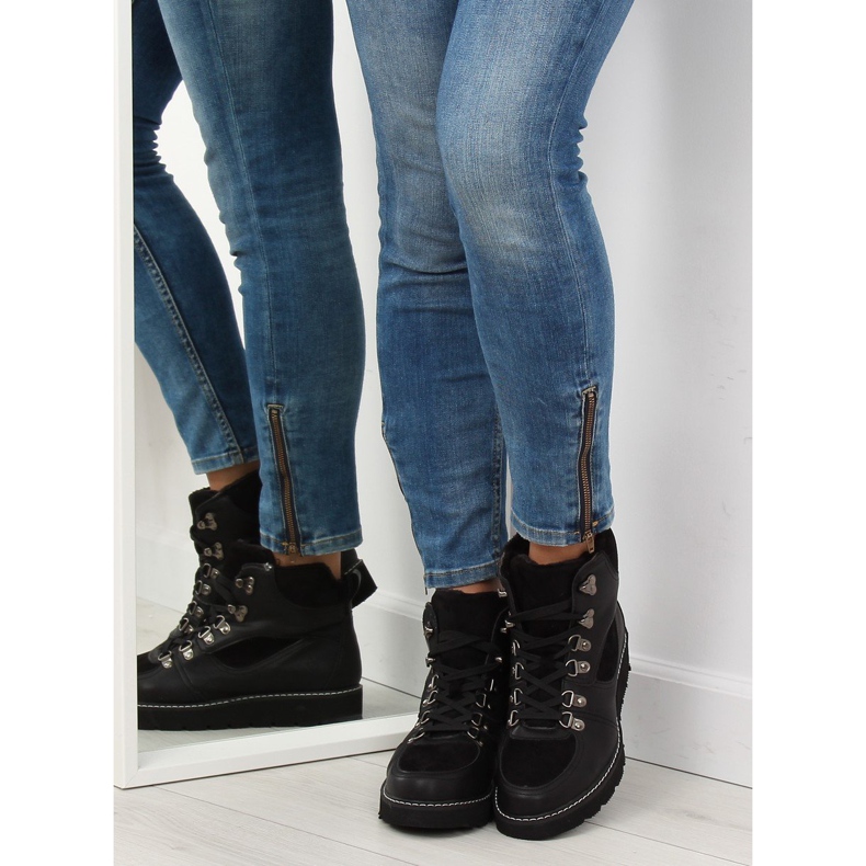 Trappeurs femmes noires 769-PA Noir le noir 1