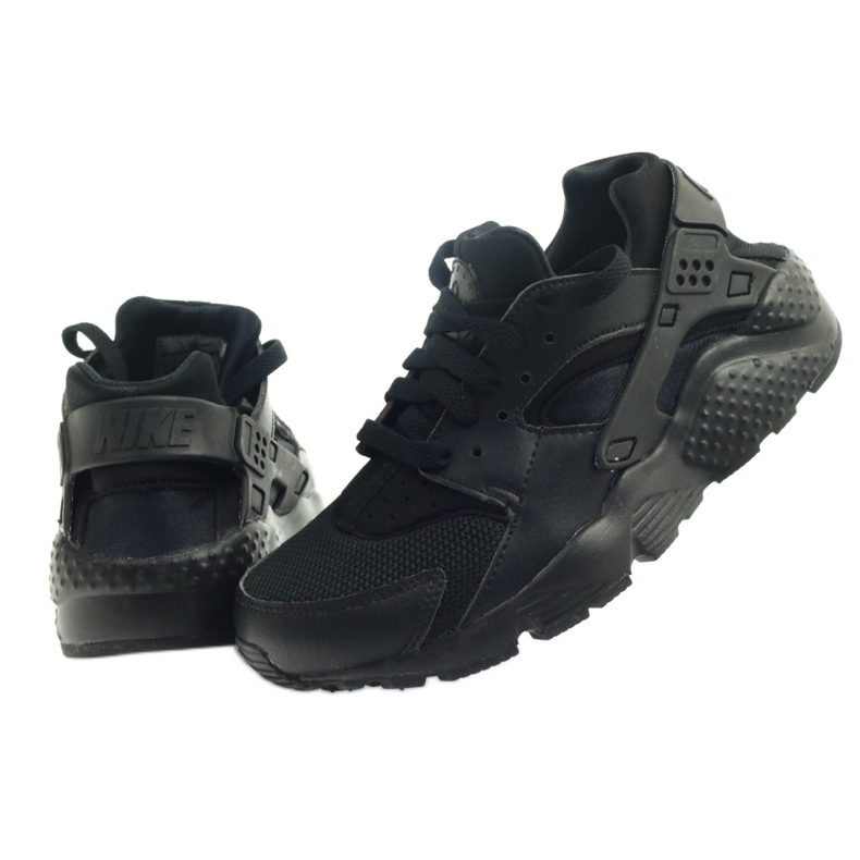 Nike Huarache Run GS 016 le noir 4