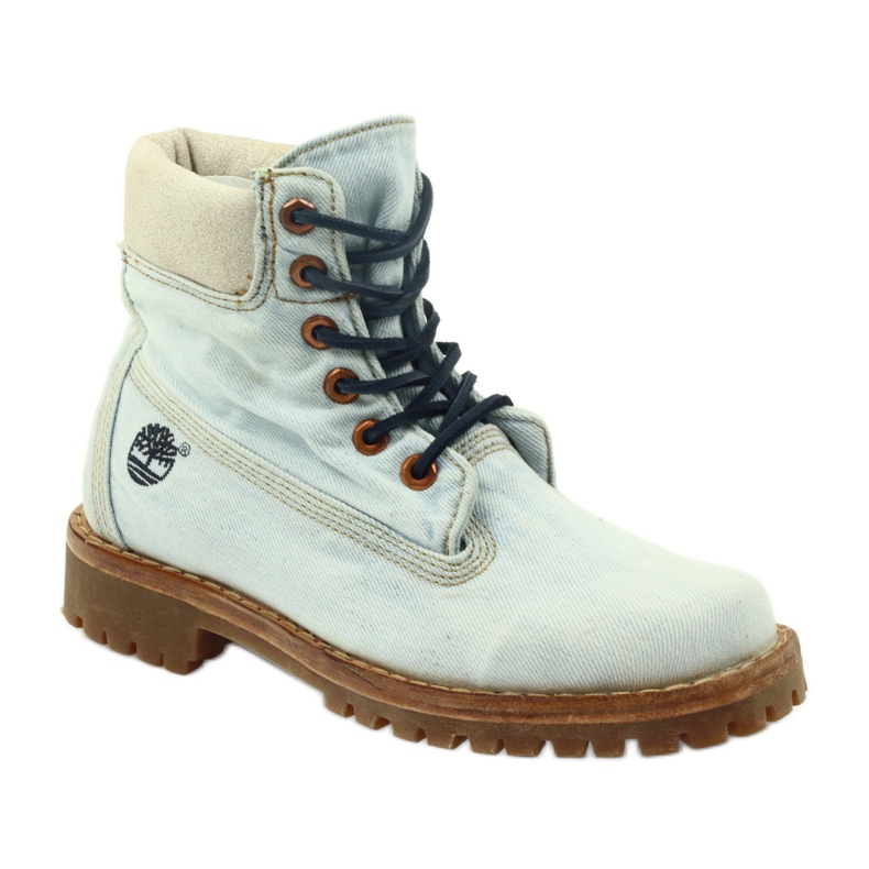 TISSU Timberland LTD 6PO G83 bleu 1