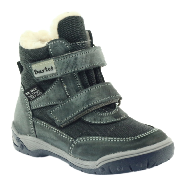 Bottes en cuir avec une membrane Bartuś gris 1
