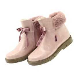 American Club Bottes américaines bottines bottes d'hiver 18015 rose 2