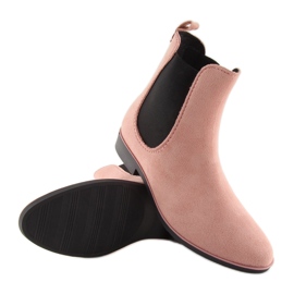 Rose D61 Bottines Jodhpur roses pour femme 1