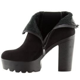 Bottines compensées noires 123-30 Noir le noir 2