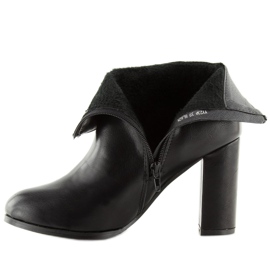 Bottines noires à talons Y23P noir le noir 4