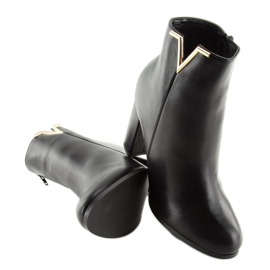 Bottines noires à talons Y23P noir le noir 6