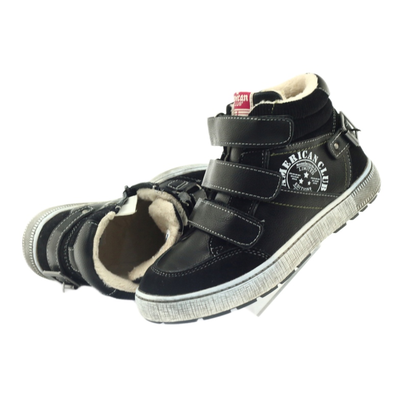 American Club, chaussures de sports d'hiver noires 17779 5