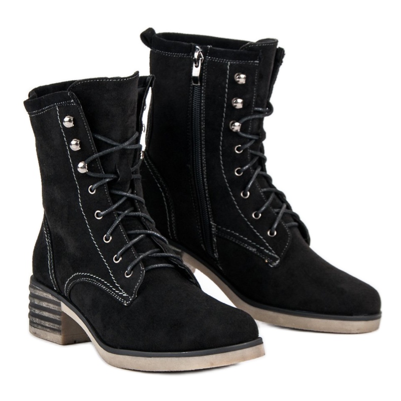 Filippo Travailleurs en daim noir 1