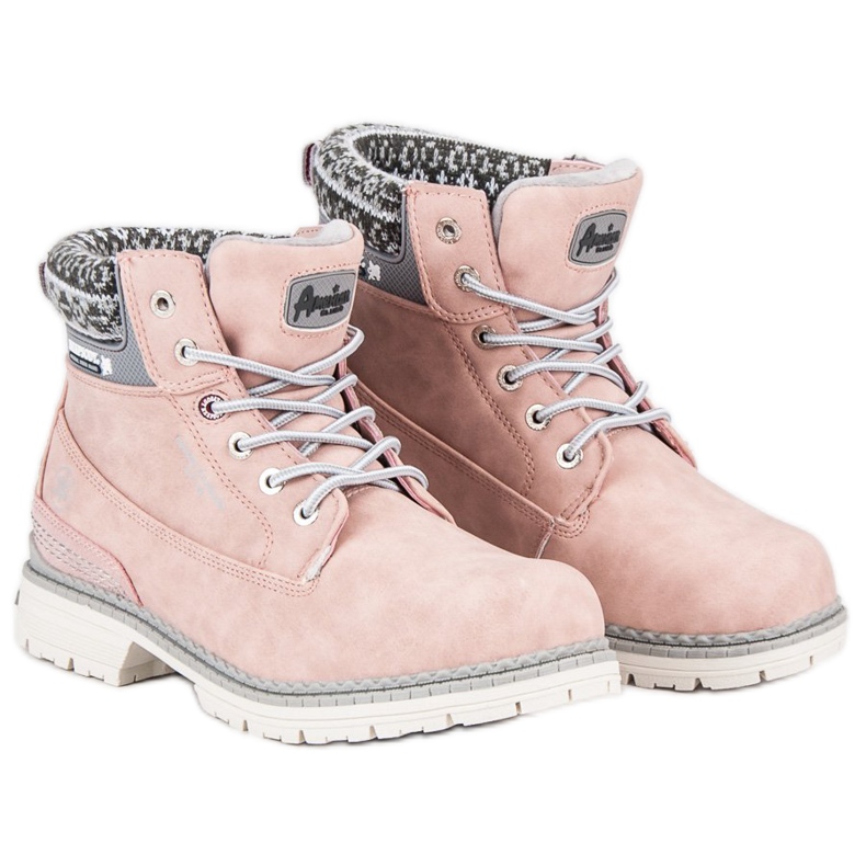 American Club Trappeurs américains rose 1