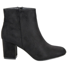 Mannika Bottines en daim sur un bar le noir 6