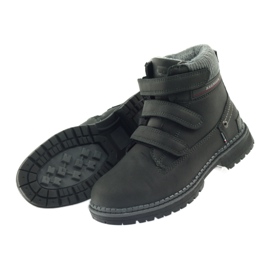 American Club Bottines velcro bottes 708121 le noir gris 4 American Club Bottines velcro bottes 708121 le noir gris 4