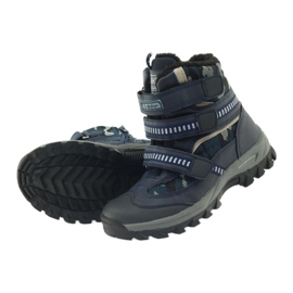 American Club Bottes américaines bottines bottes d'hiver 87433 bleu marine blanche le noir 4