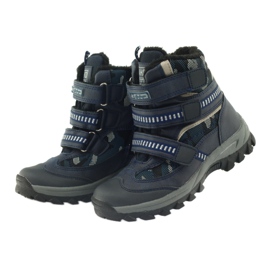 American Club Bottes américaines bottines bottes d'hiver 87433 bleu marine blanche le noir 3
