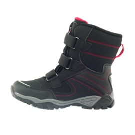 American Club Bottes d'hiver américaines avec une membrane de 1809 noir rouge 2